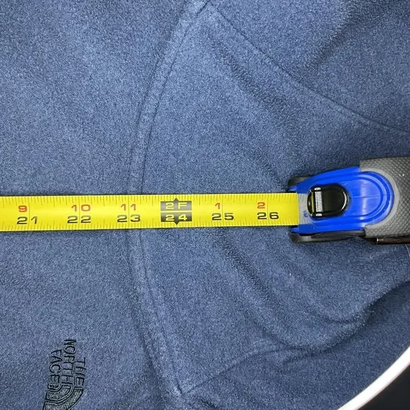 The North Face Womens Canyonland Pullover Hoodie Lrg Blue Thermal Fleece Jacket - Picture 11 of 11